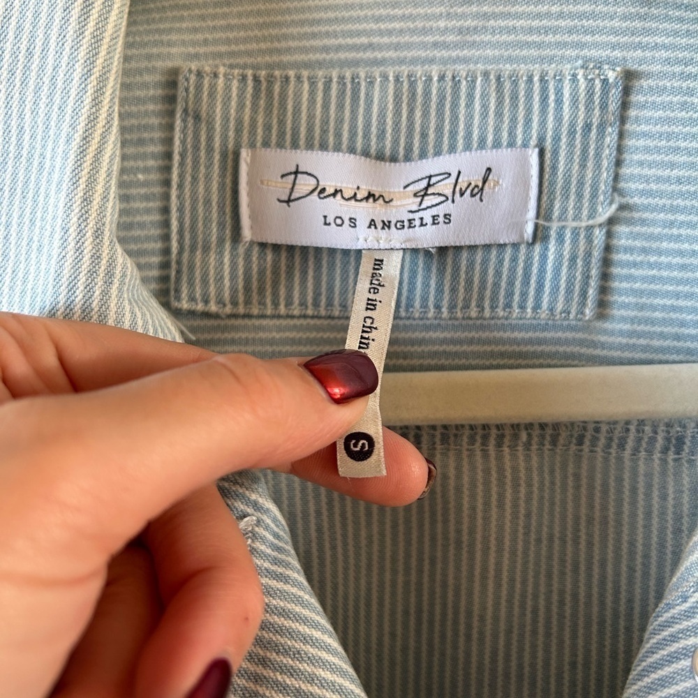 Denim Blvd Jacket Oversized - Picture 5 of 8